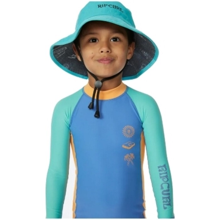 Rip Curl Jungen Mystic 2024 UPF Langarm-Surfanzug TNNTRV - Blue Yonder